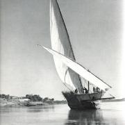 Felouque au large du temple de Kom Ombo.