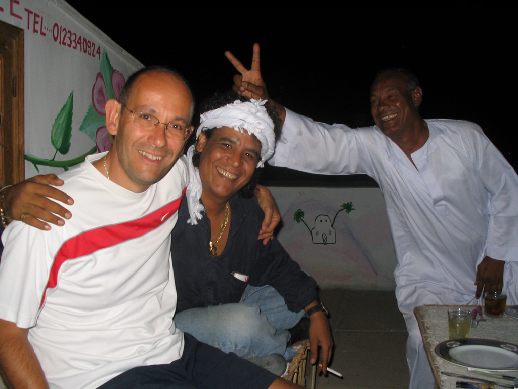 Août 2009 - Grande fête sur la terrase de chez Rajab.