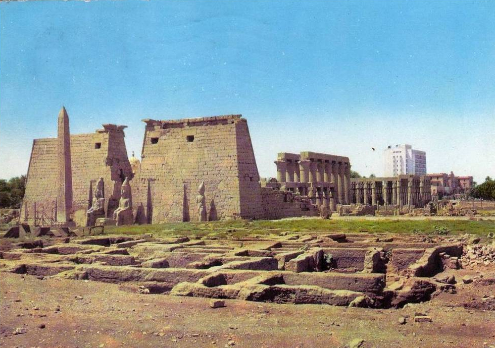 Le Temple de Louxor en 1970
