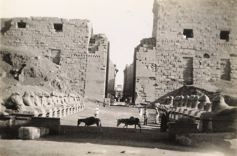 Karnak - Entrée Amon - Photo envoyée par Marie Grillot