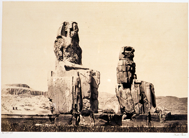 Francis Frith 1856-1859 - Colosses de Memnon.