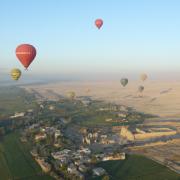 Madinet Habou depuis une Montgolfière - Photo de Cathy