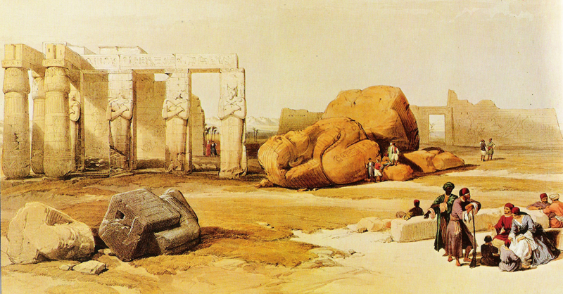 La Ramesseum - David Roberts -1835