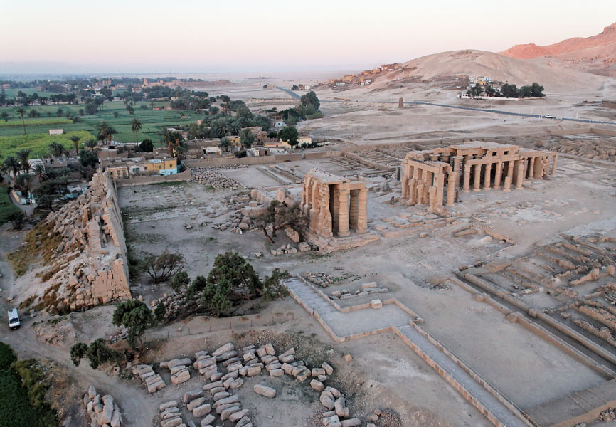 Vue générale du temple.