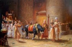 Procession d'Apis par Frederick Arthur Bridgman