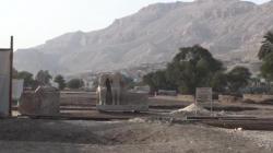 Le site du temple d'Aménophis III. Photo Pascal - Février 2009.