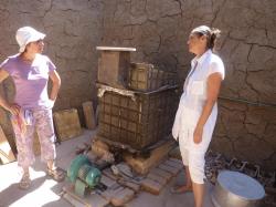 Avec Christine Gerber à l'école de poterie de Louxor