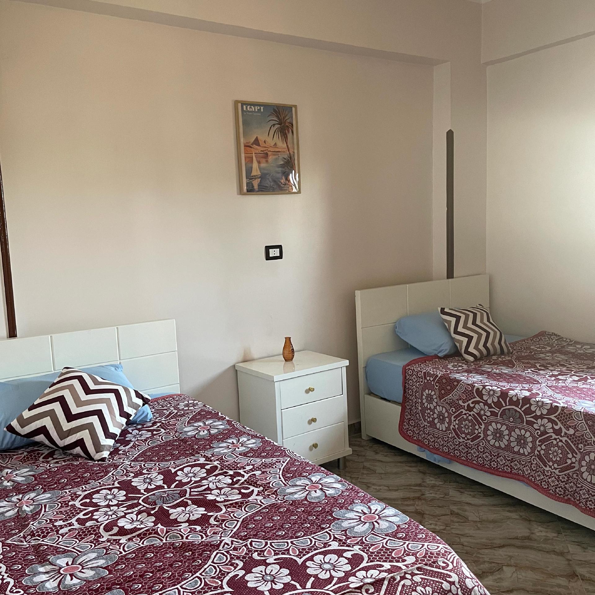 Chambre 2 lits simple avec balcon