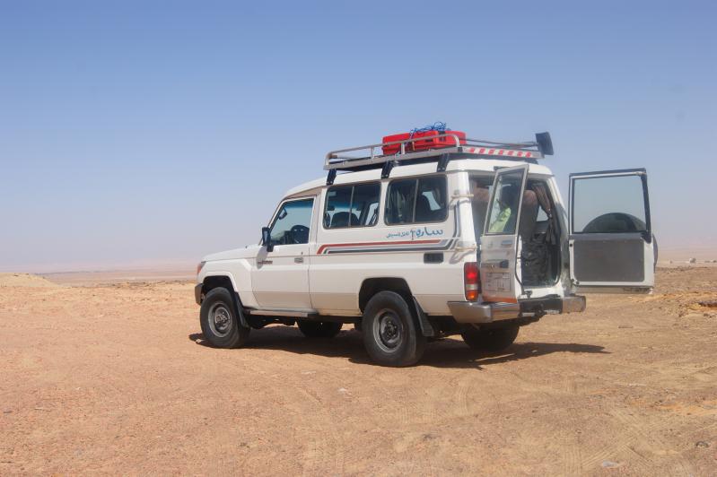 4X4 Toyata de Mohamed dans le désert