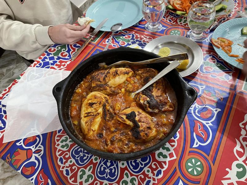 Dîner sur la terrasse