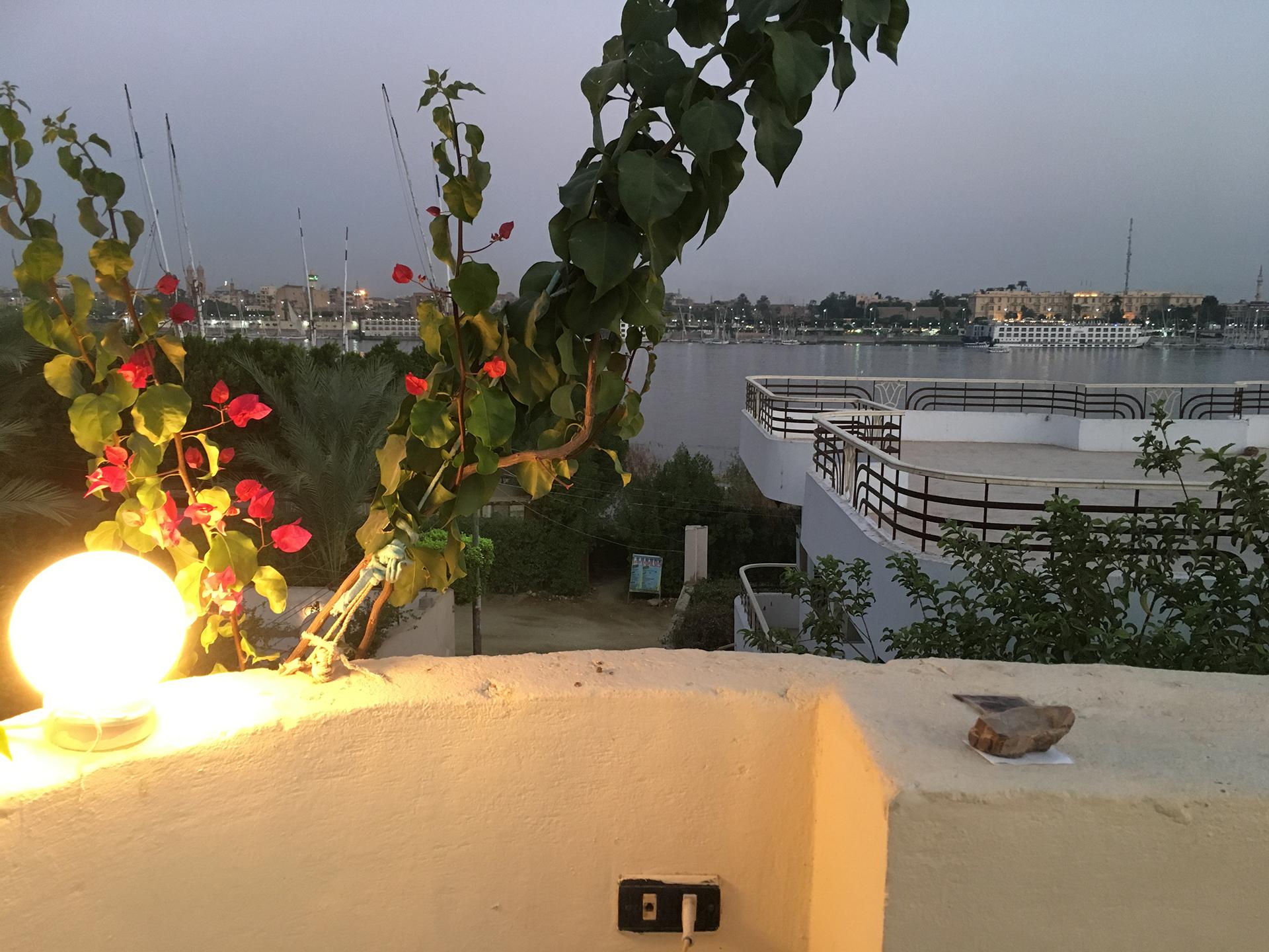 Terrasse avec Vue sur le Nil