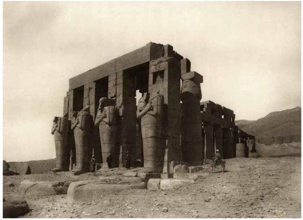 Le ramesseum circa 1910