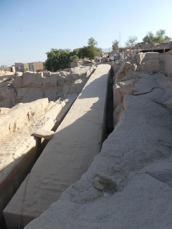 L’obélisque inachevé.