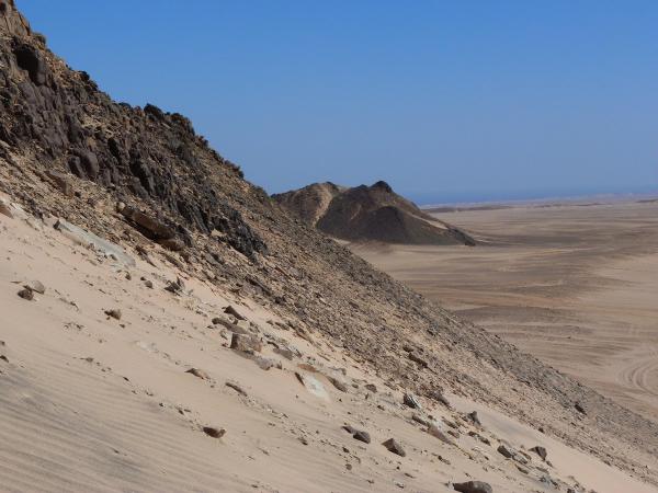 Le désert proche d'Hurghada