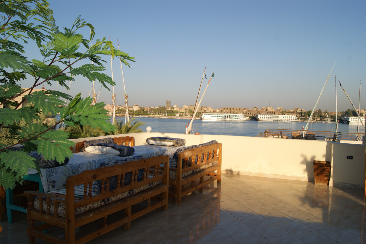 Terrasse avec Vue sur le Nil